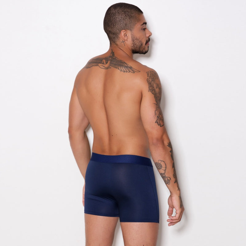 Cueca Boxer Microfibra Lisa: Maciez para o Dia a Dia!