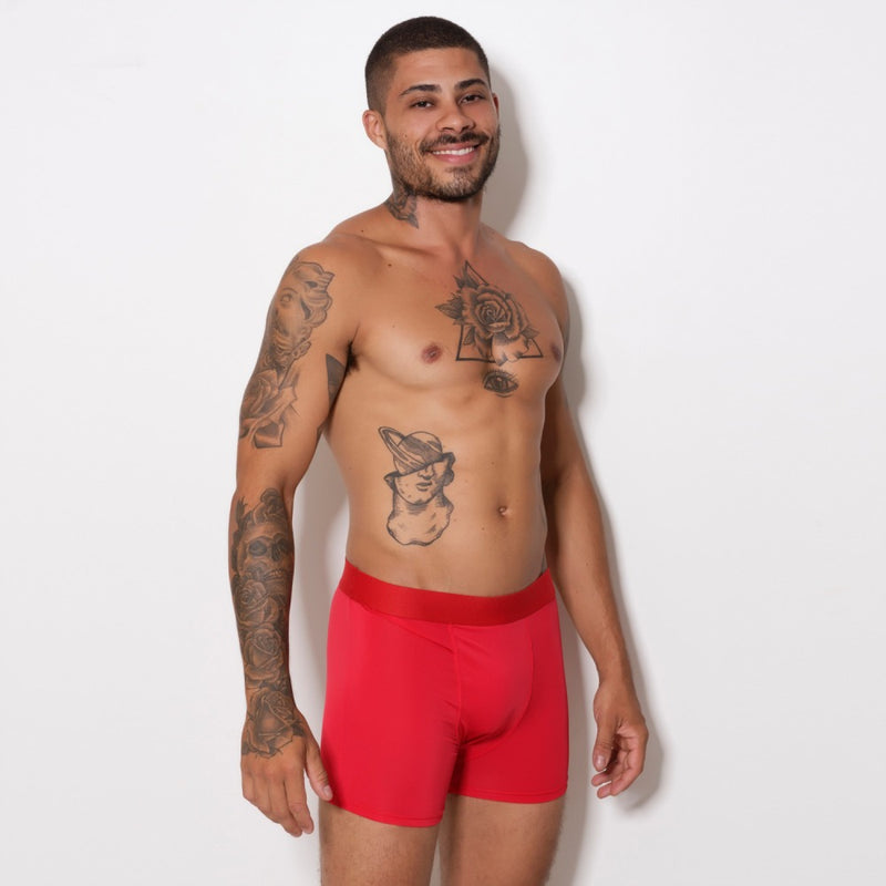 Cueca Boxer Microfibra Lisa: Maciez para o Dia a Dia!