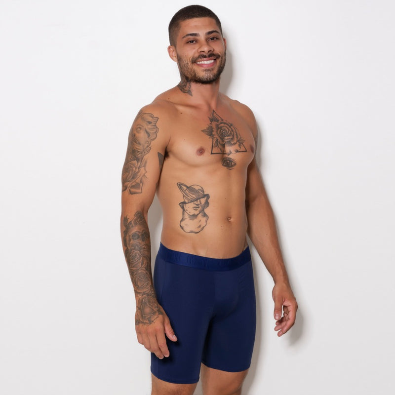 Cueca Boxer Ciclista Microfibra: Conforto e Leveza para o Dia a Dia!