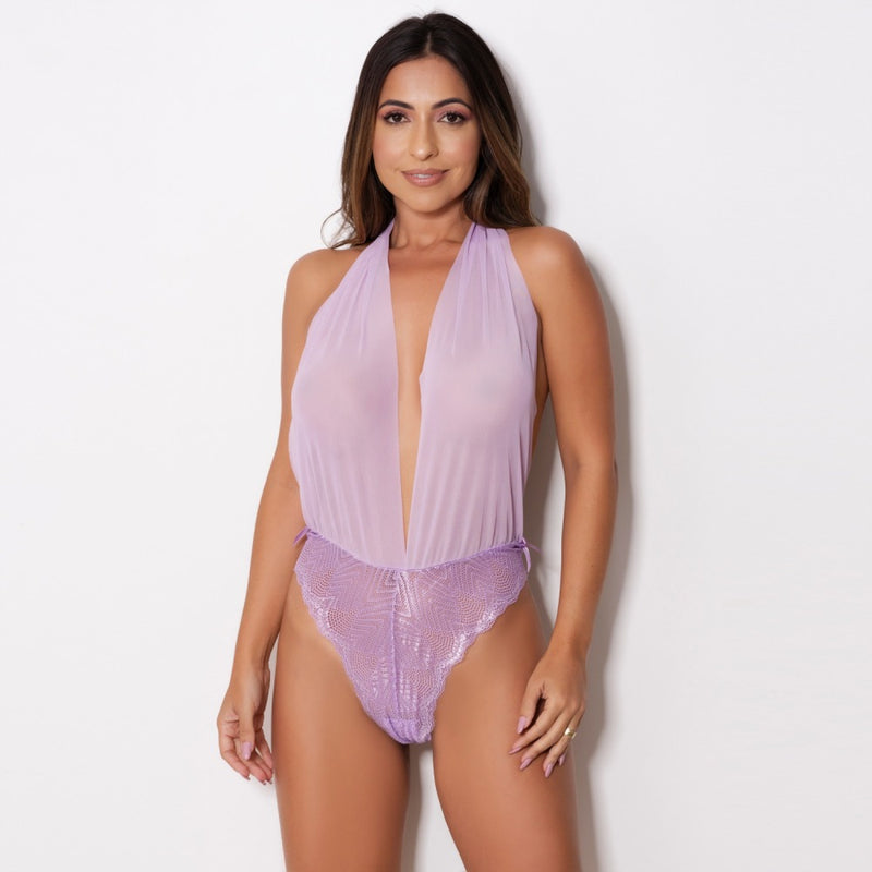 Body Frente Única em Renda e Tule: Elegância e Sensualidade Para Momentos Únicos!